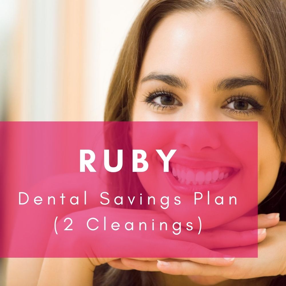 Serenity Savings Program - Ruby (2 cleanings)