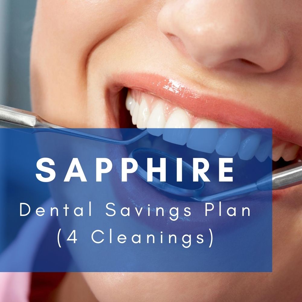 Serenity Savings Program - Sapphire (4 cleanings)